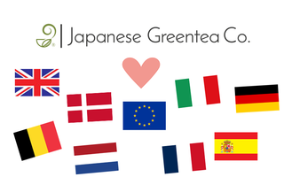 Japanese Green Tea Co. Starts Free Shipping to France, Italy, Denmark, Spain, Belgium and the Netherlands