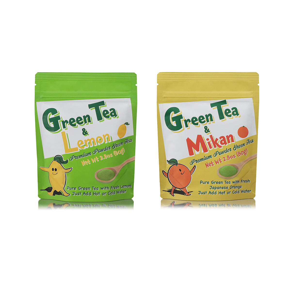 The Sweet Tooth Gift Set - Premium Sweet Powdered Green Tea with Lemon and Orange