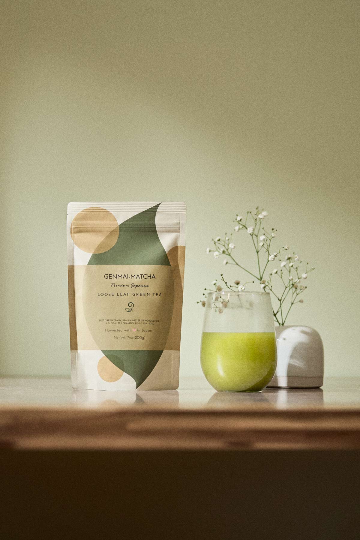 Matcha Genmai-cha - Premium Japanese Green Tea with Brown Rice & Matcha