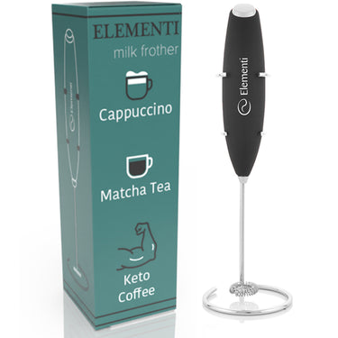 Elementi Electric Matcha Whisk - Handheld Milk Frother